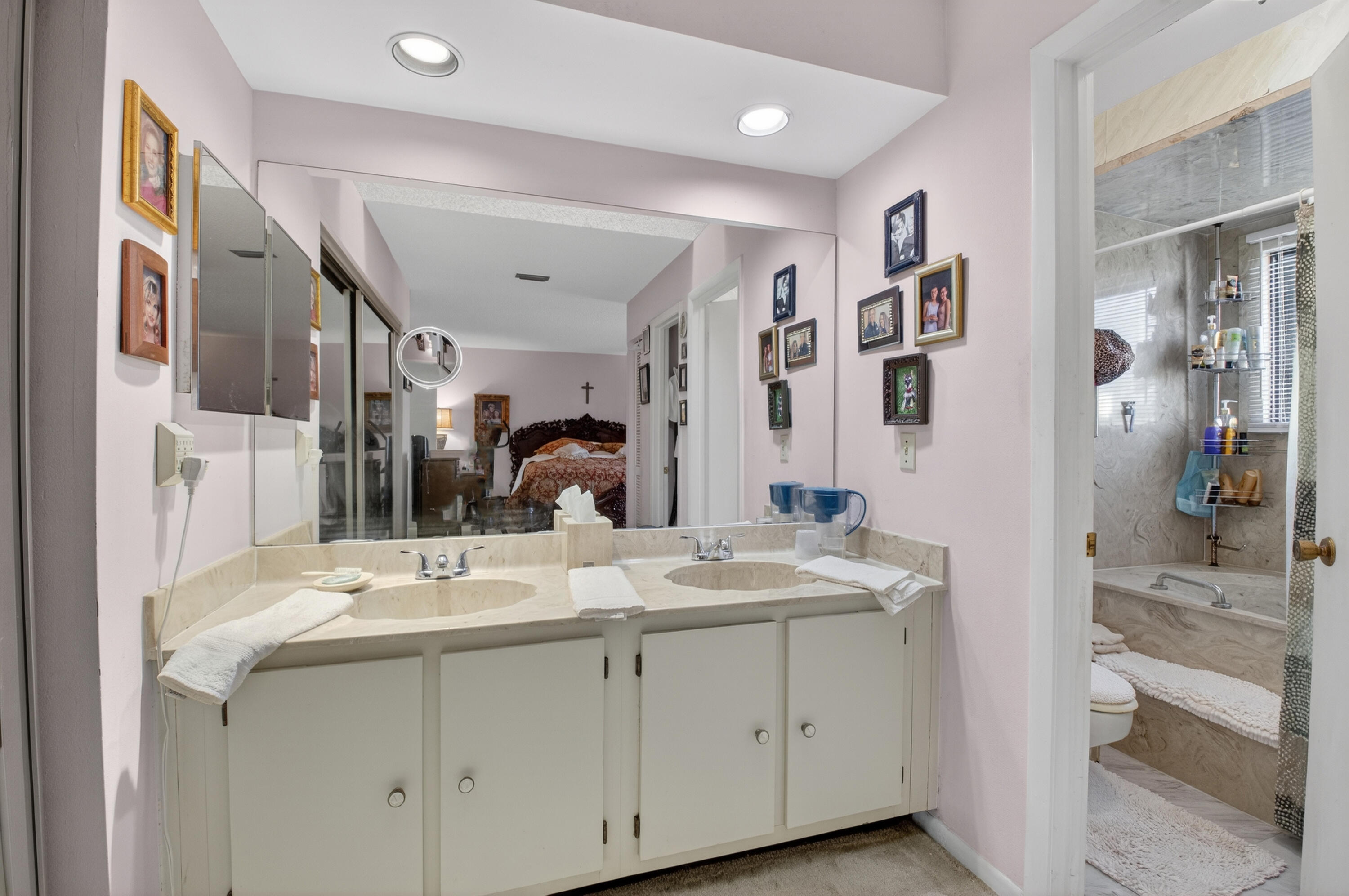 6535 Parkview Drive, Unit B Boca Raton, FL 33433 - Photo 28 of 37 current master bath