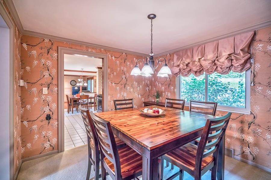 9427 Peebles Road Allison Park, PA 15101 - Photo 8 of 24 Dining Room Opens To Updated Kitchen