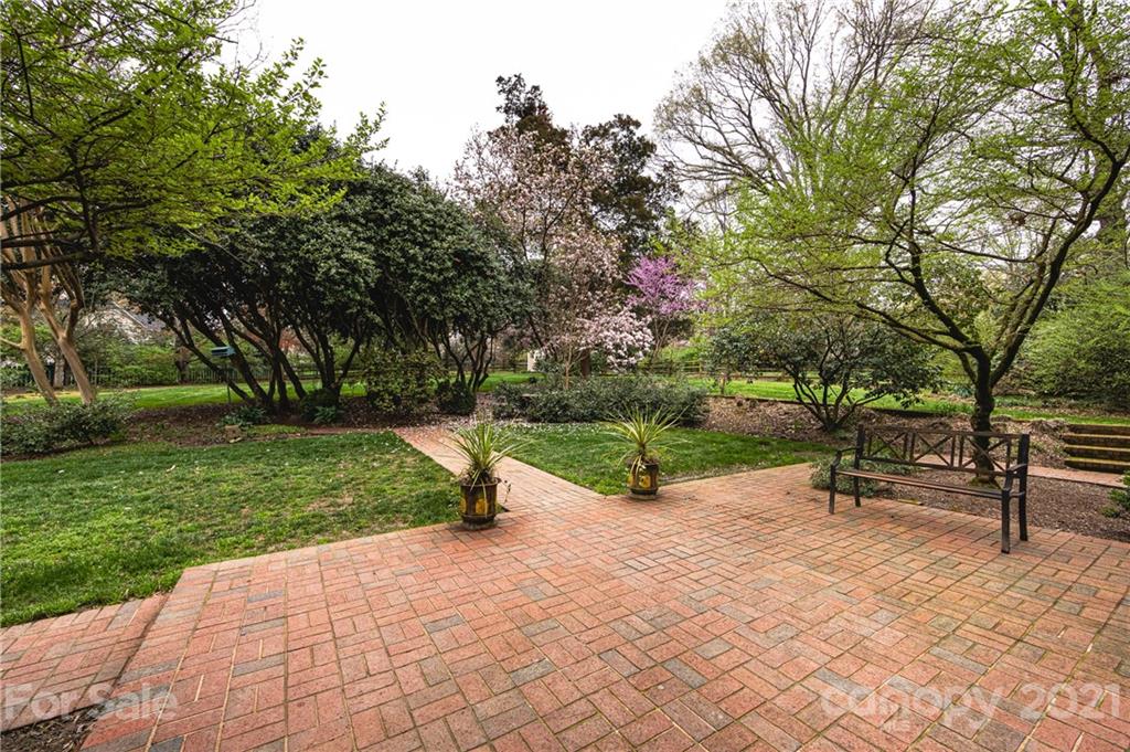 3229 Colony Road Charlotte, NC 28211 - Photo 44 of 44 a park view with a bench and trees