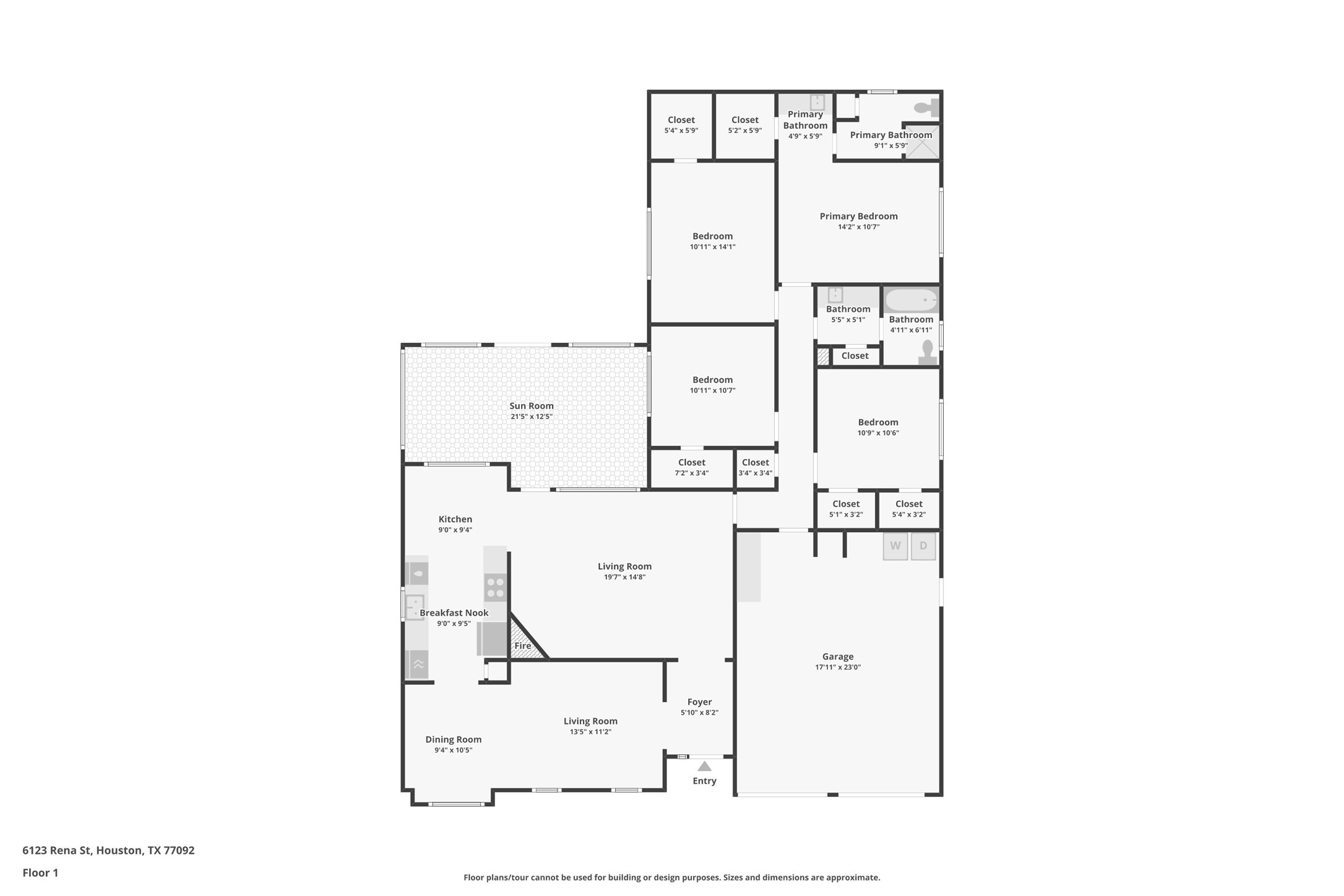 6123 Rena Street Houston, TX 77092 - Photo 48 of 48 Functional and spacious floor plan