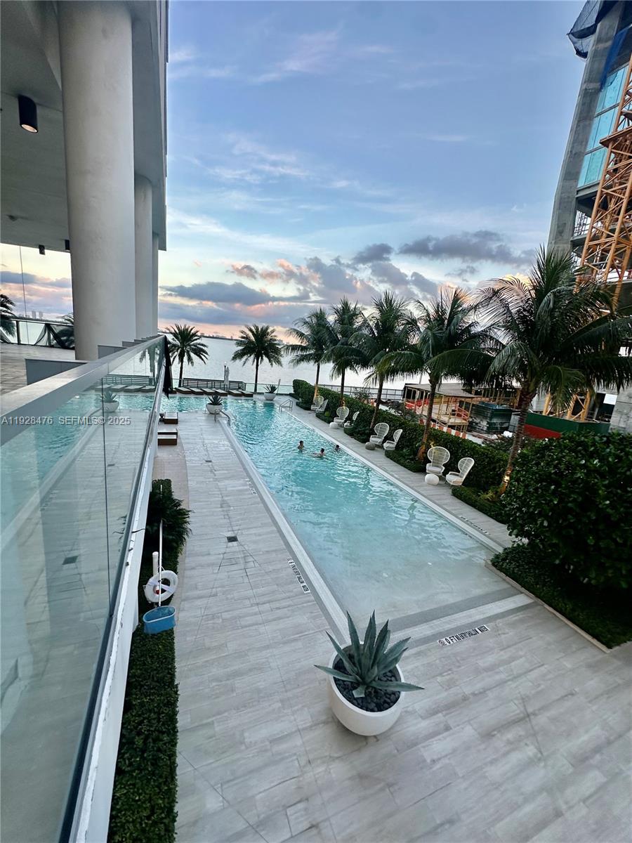 2900 Northeast 7th Avenue, Unit 1604 Miami, FL 33137 - Photo 10 of 10 a view of a balcony with chairs