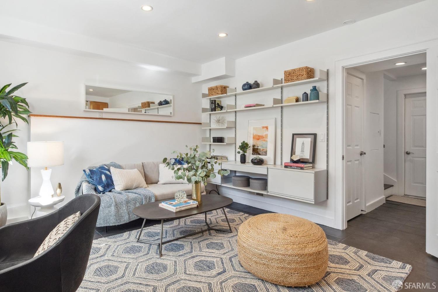 312 Kent Road Pacifica, CA 94044 - Photo 47 of 70 a living room with furniture and wooden floor