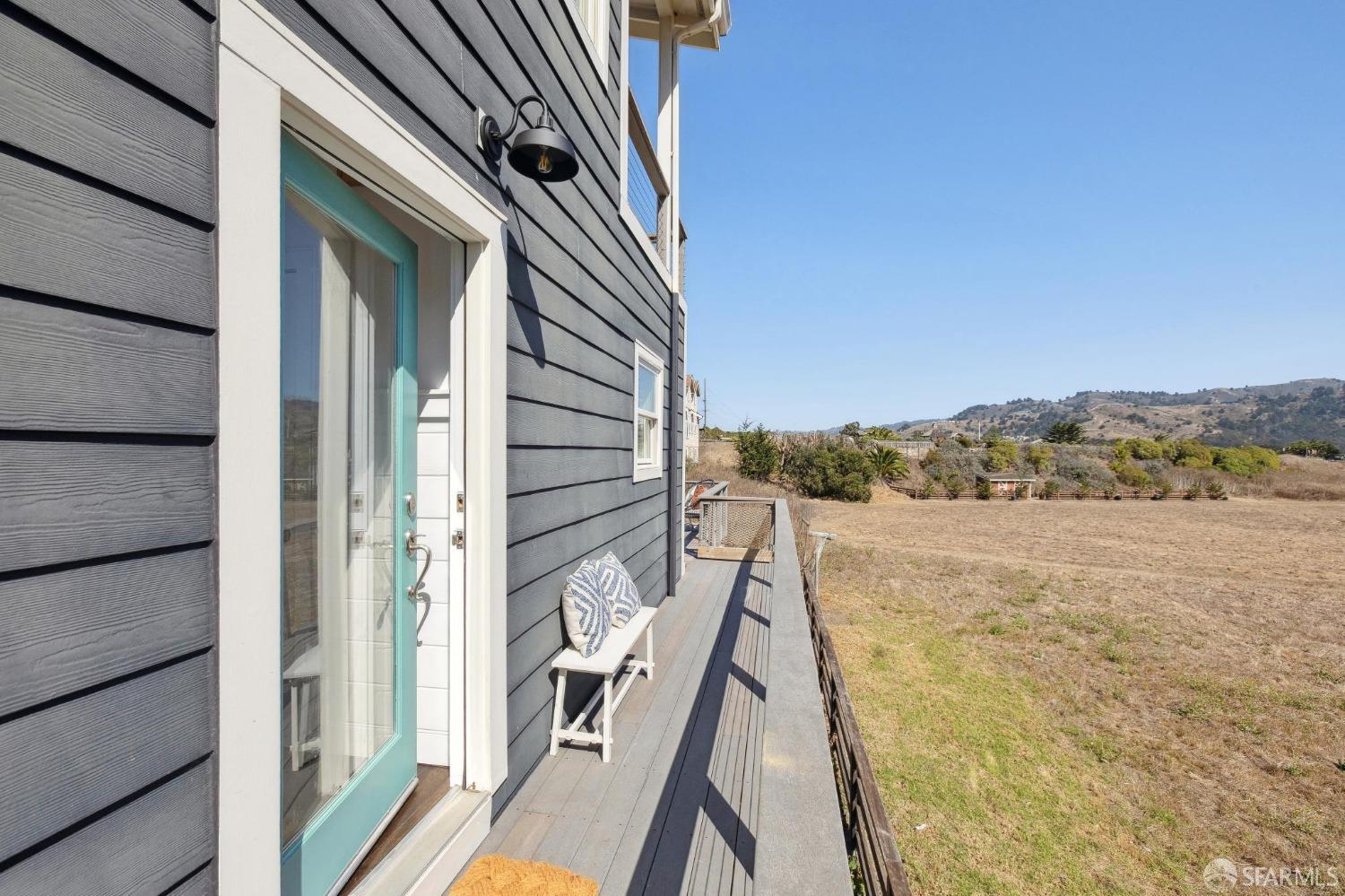 312 Kent Road Pacifica, CA 94044 - Photo 58 of 70 a view of a balcony with an outdoor space