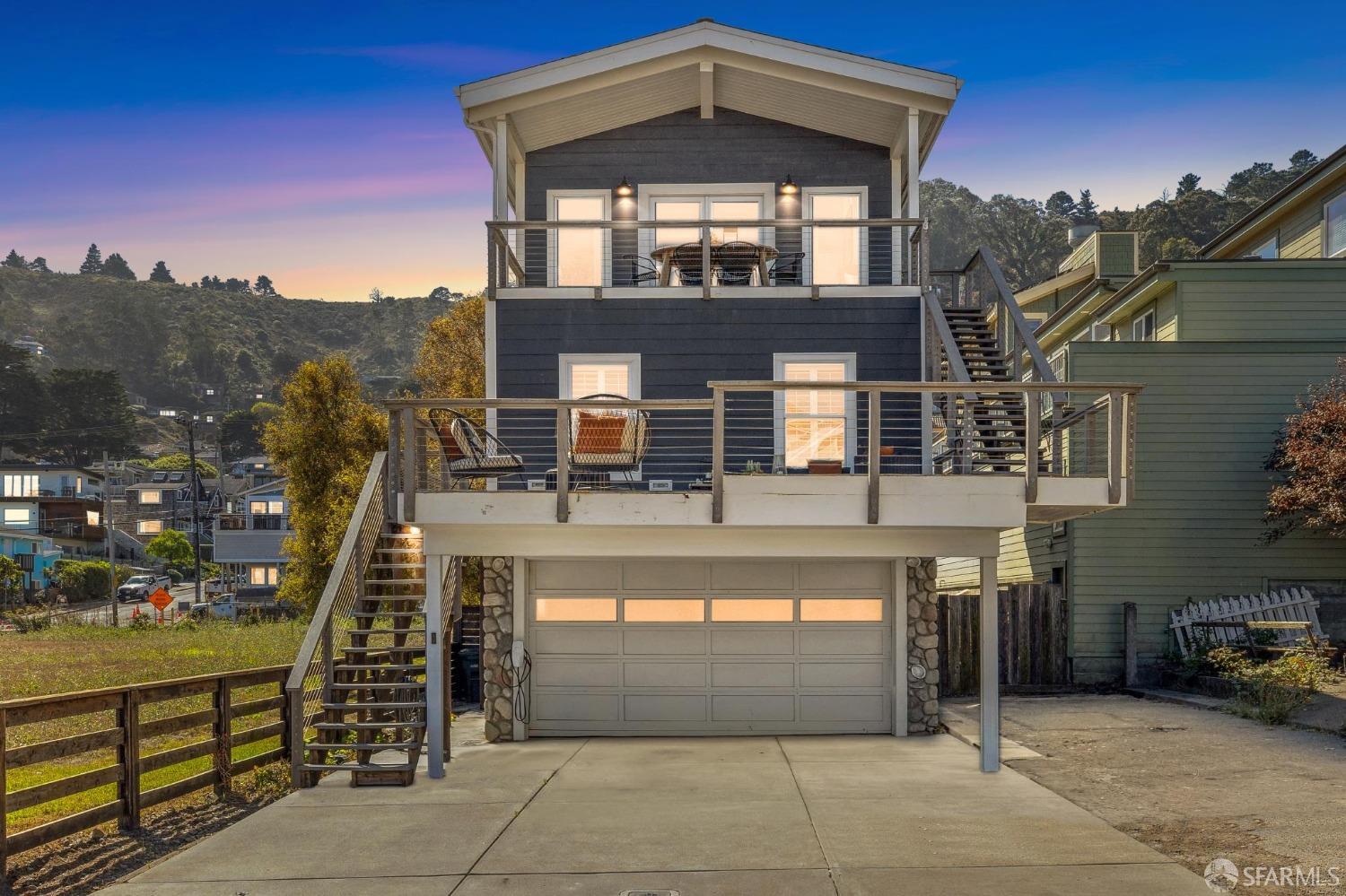 312 Kent Road Pacifica, CA 94044 - Photo 64 of 70 a large building with a clock on it