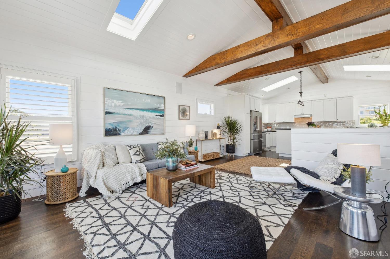 312 Kent Road Pacifica, CA 94044 - Photo 7 of 70 a living room with furniture rug and wooden floor