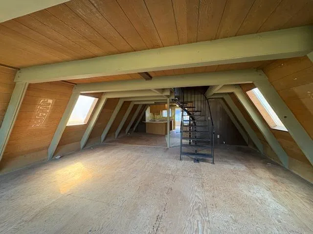 a view of car garage