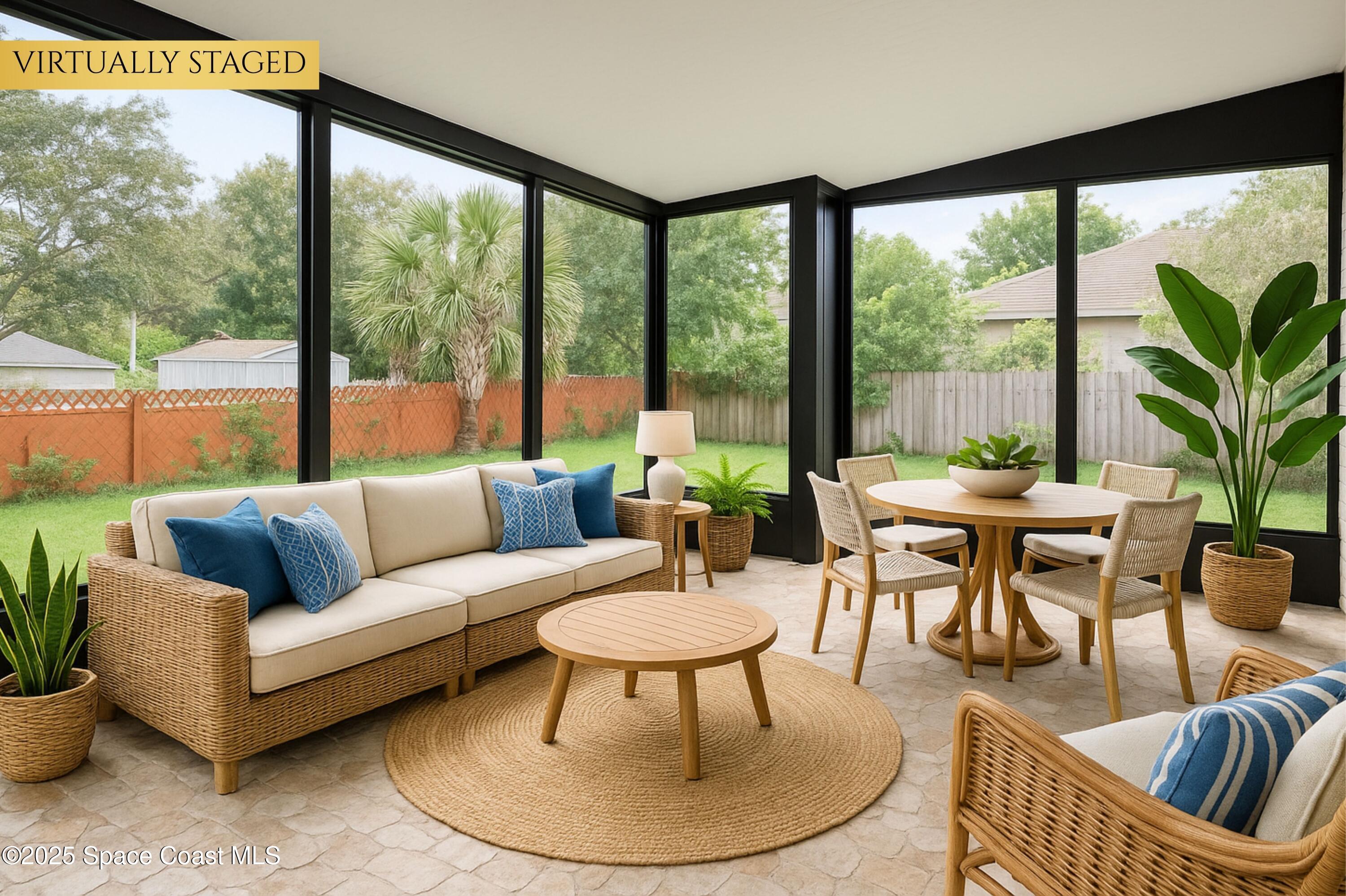1021 Palmer Road Rockledge, FL 32955 - Photo 19 of 23 a living room with furniture and a large window