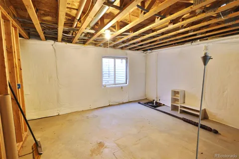 a view of a room with window