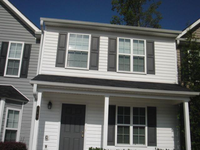 a view of a building entryway