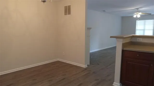 wooden floor in an empty room