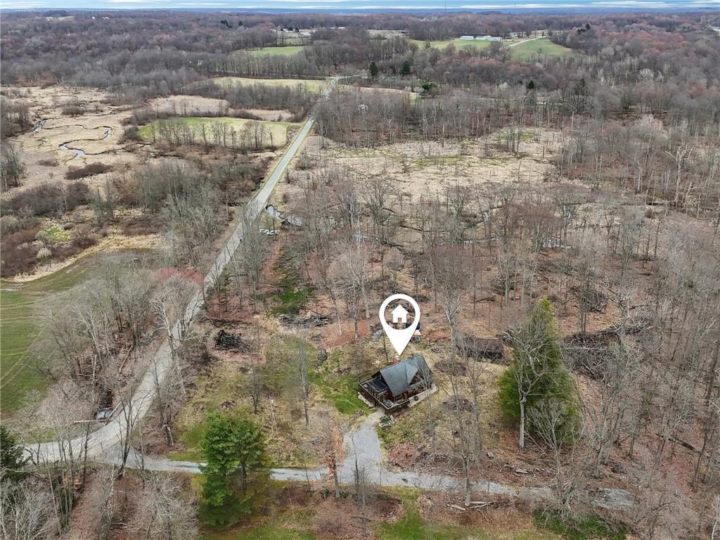 242 Mc Clelland Road Mercer, PA 16137 - Photo 25 of 26 a aerial view of a house with a yard