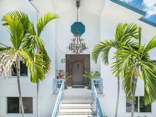 a view of a lake with a city