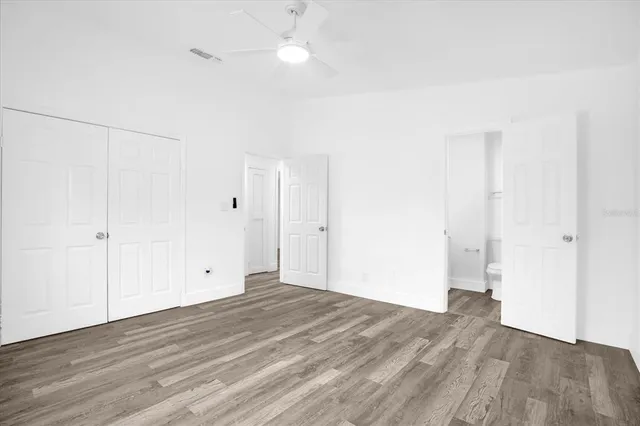 wooden floor in an empty room