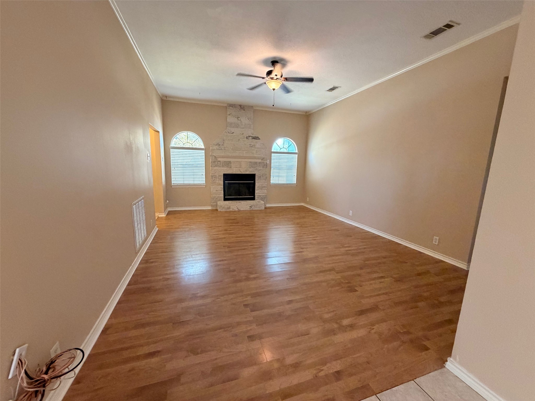 11974 North Ridgeway Willis, TX 77318 - Photo 8 of 14 Large Living area with cozy fireplace