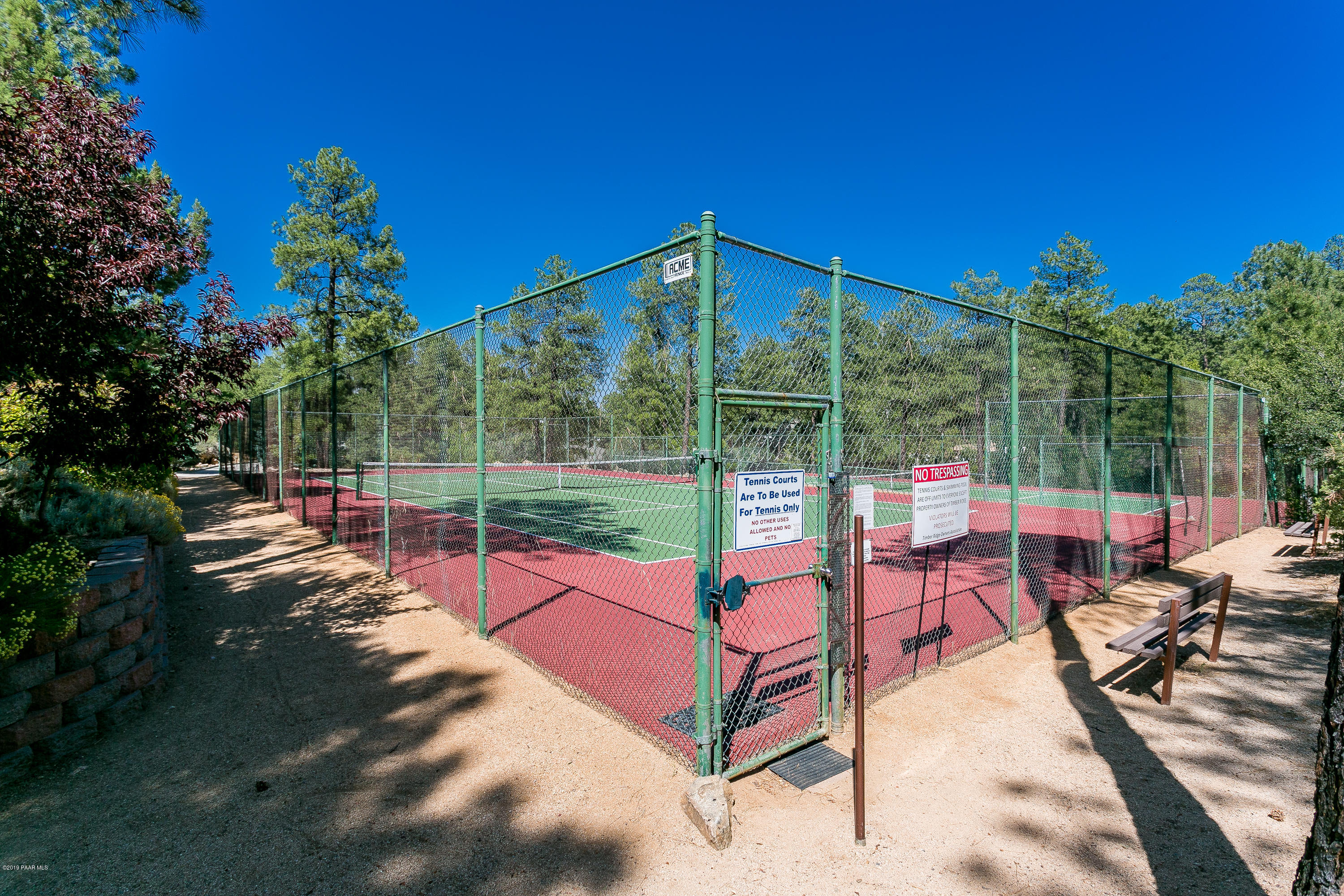 1183 West Timber Ridge Road Prescott, AZ 86303 - Photo 23 of 23 Timber Ridge tennis courts