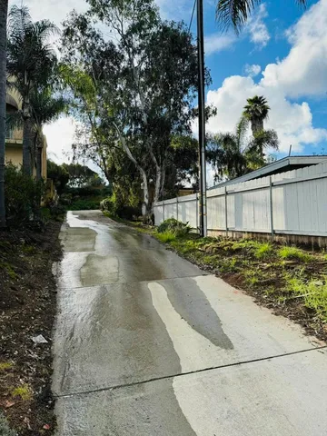 a car parked in front of a house