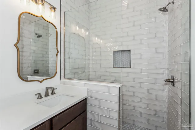 a bedroom with a bed and a cabinets