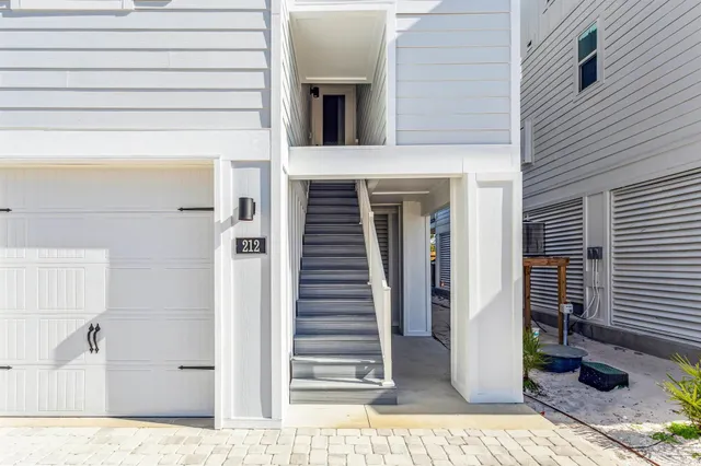 a view of swimming pool with an ocean view