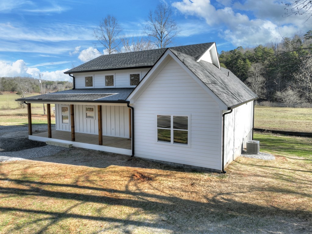 584 Brannon Nix Road Young Harris, GA 30582 - Photo 31 of 36 a view of a house with wooden fence