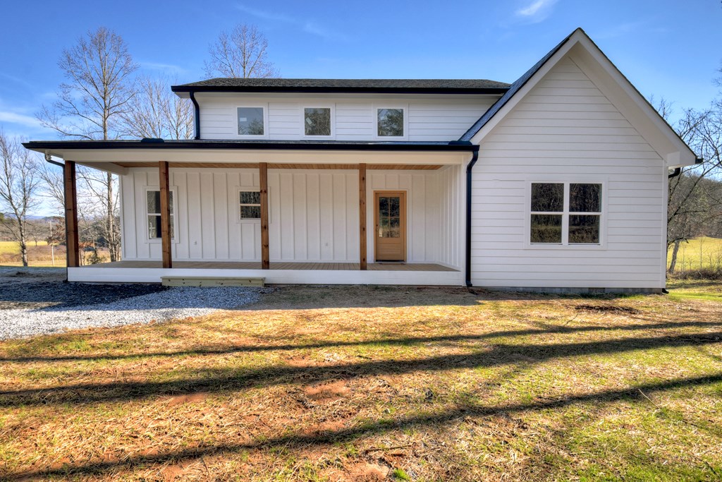 584 Brannon Nix Road Young Harris, GA 30582 - Photo 10 of 36 a house with swimming pool in front of it