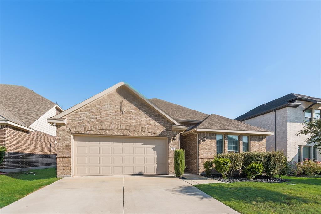 624 Hazeltine Road Red Oak, TX 75154 - Photo 1 of 37 a view of a white house next to a yard and a yard