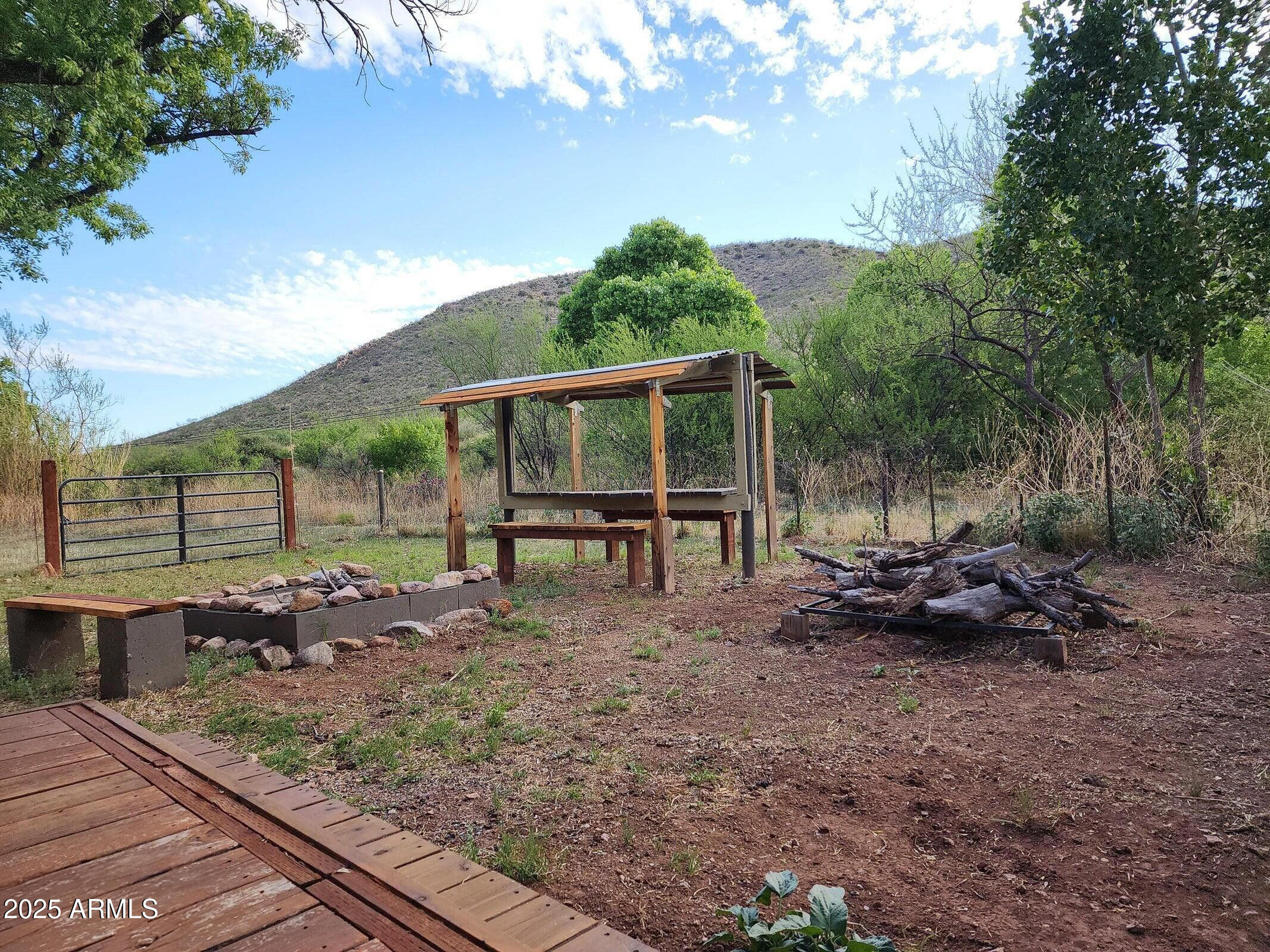 1 Arizona Street Bisbee, AZ 85603 - Photo 34 of 38 a view of a backyard with sitting area