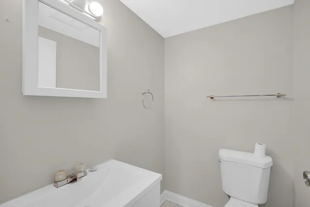 a bathroom with a sink and a toilet