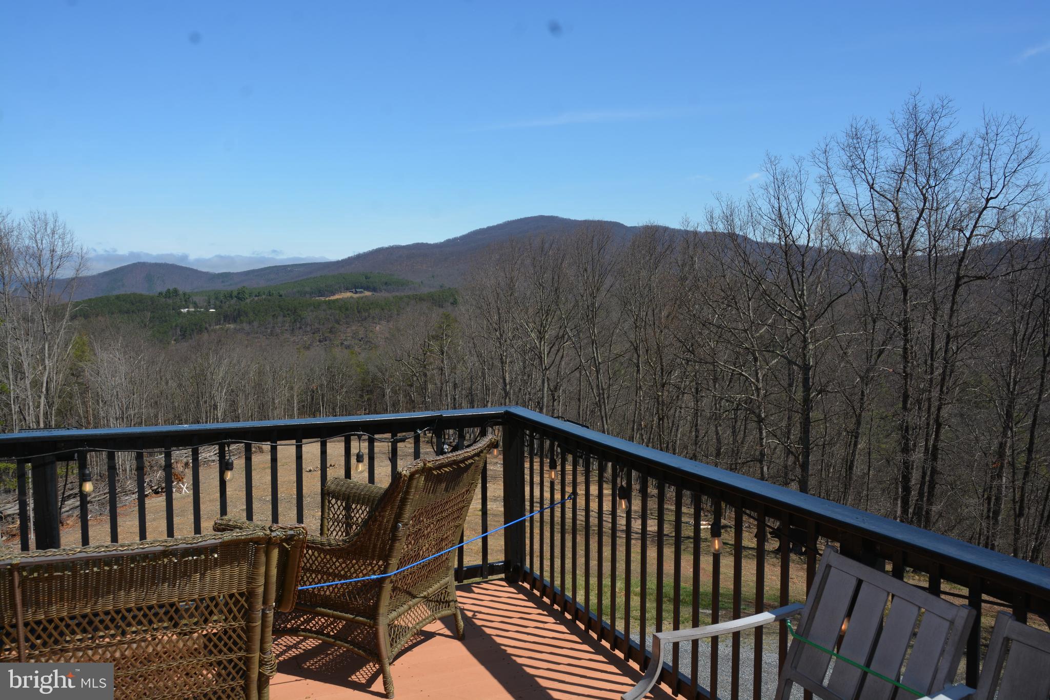 400 Locust Ridge Moorefield, WV 26836 - Photo 61 of 87 a view of a balcony with wooden fence and floor