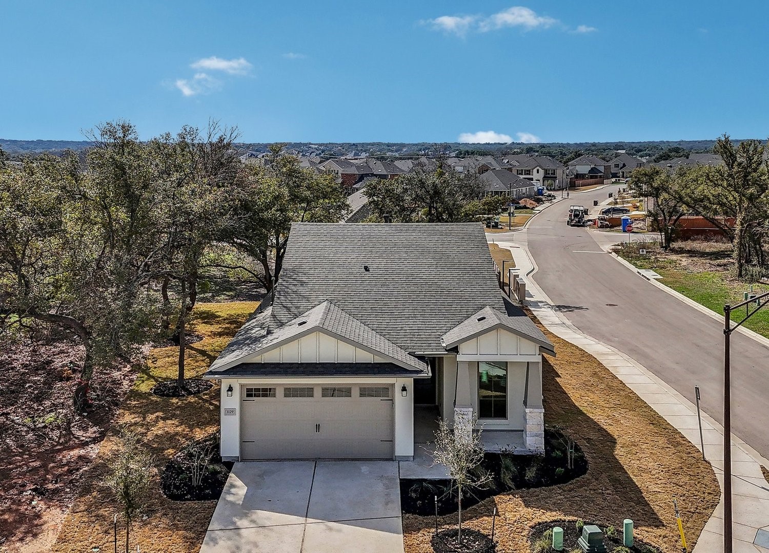 1129 Stonehill Drive Georgetown, TX 78633 - Photo 3 of 26 an aerial view of a house with a yard