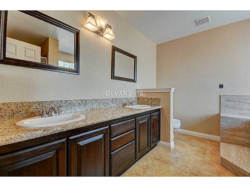 416 Blackridge Road Henderson, NV 89015 - Photo 20 of 35 Property Photo. New materials in Master Bath. 2 sinks.