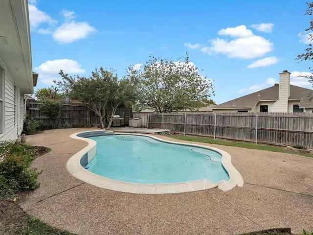 a view of outdoor space yard and swimming pool
