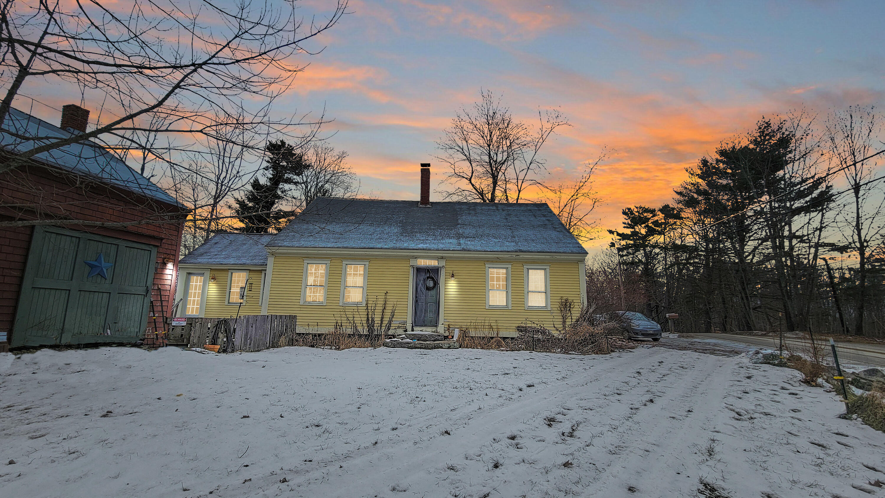 431 Town House Road Whitefield, ME 04353 - Photo 30 of 67 8.8 Front dusk items removed