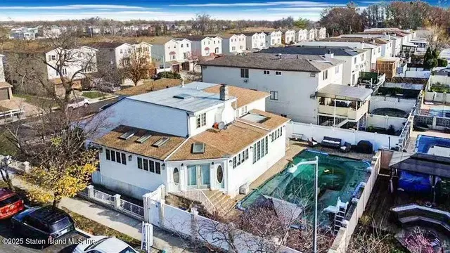 a view of a city from a balcony