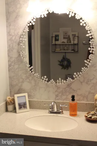 a bathroom with a sink