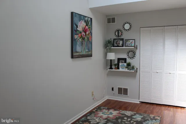 a room with storage and utility