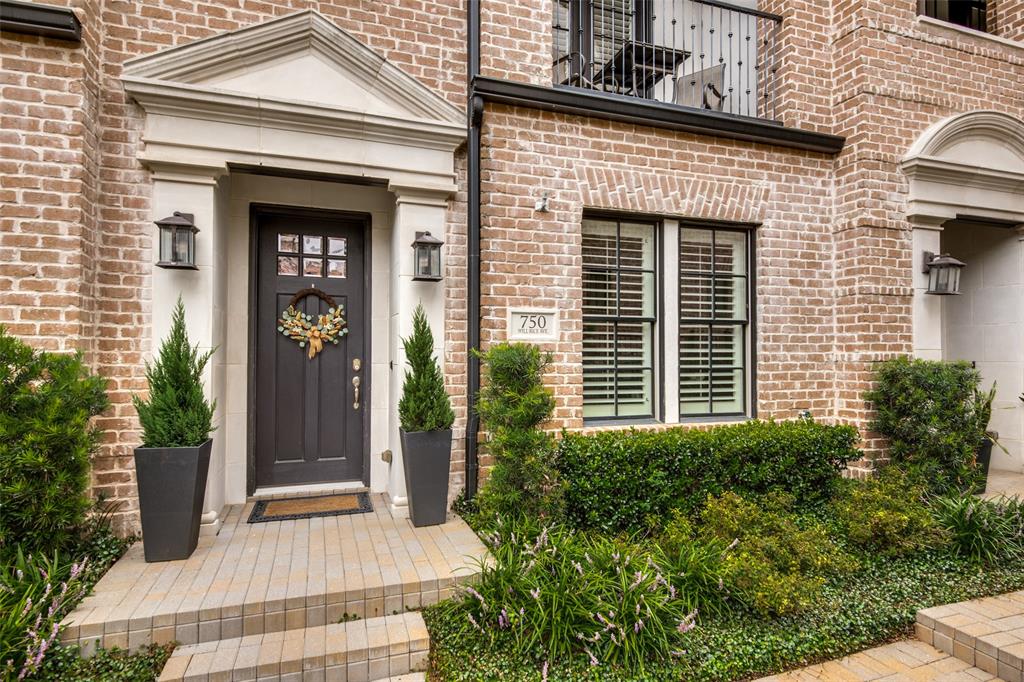 a view of front door of house