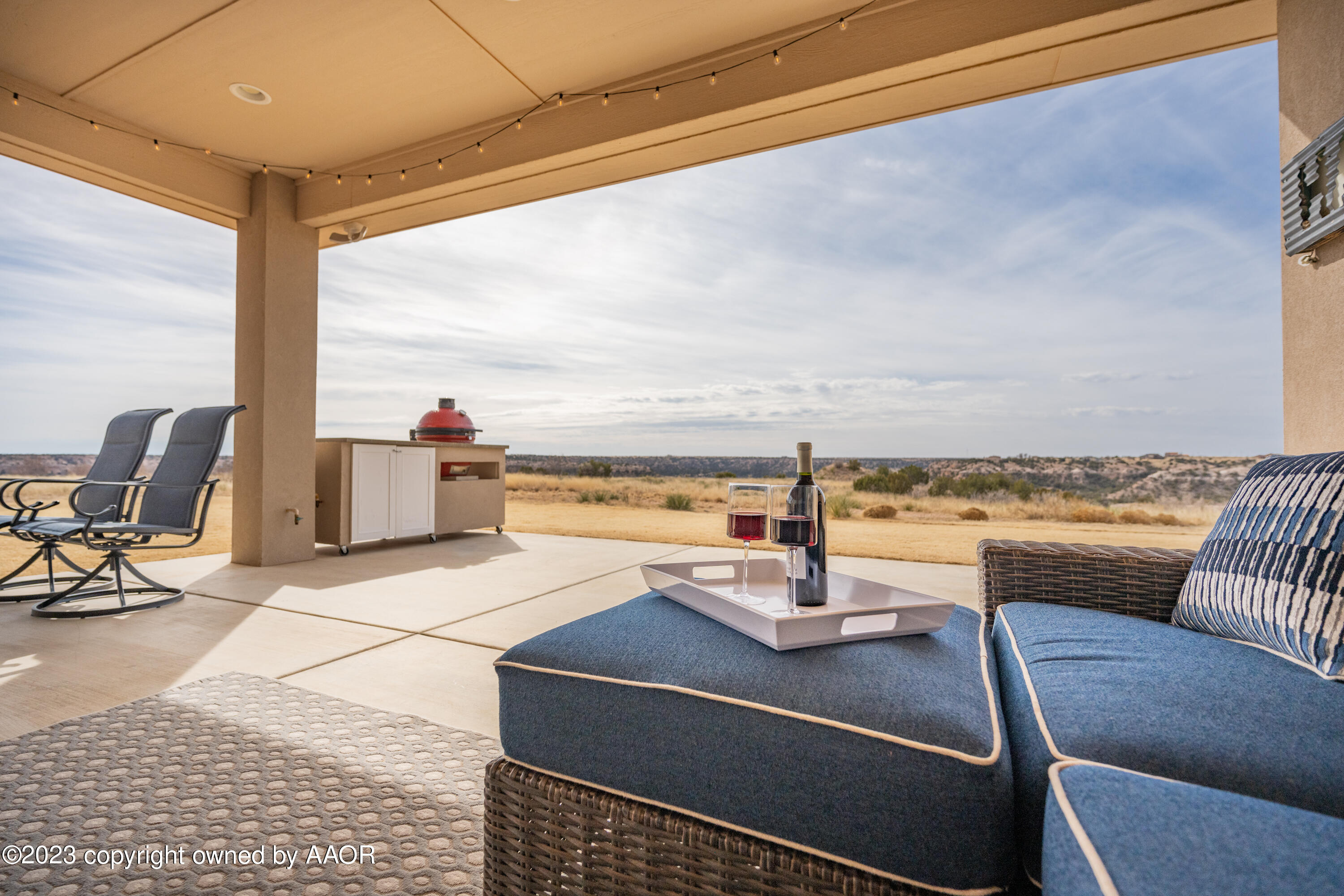 15300 Canyon Pass Road Amarillo, TX 79118 - Photo 47 of 51 a view of a terrace with furniture