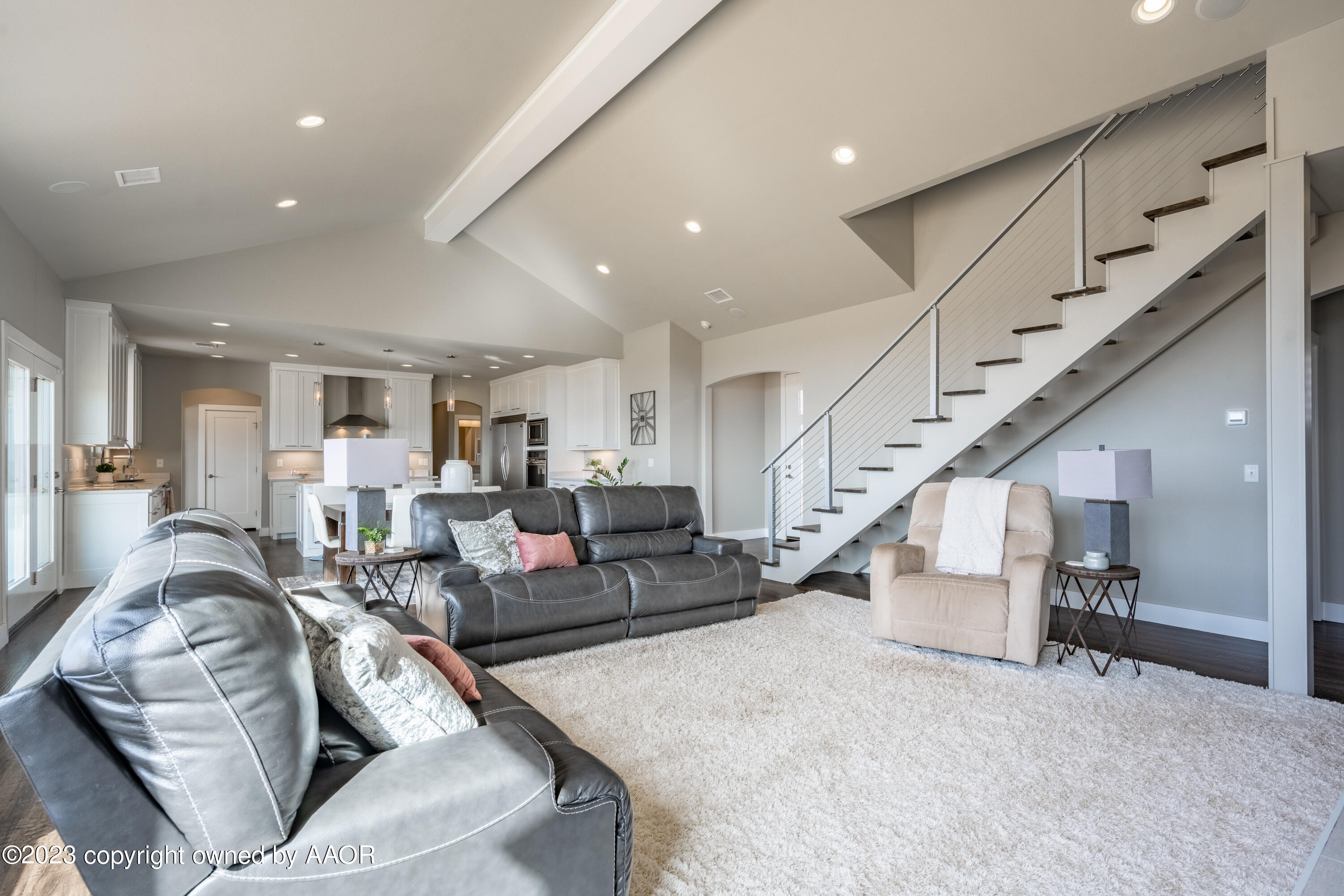 15300 Canyon Pass Road Amarillo, TX 79118 - Photo 8 of 51 a living room with furniture and wooden floor