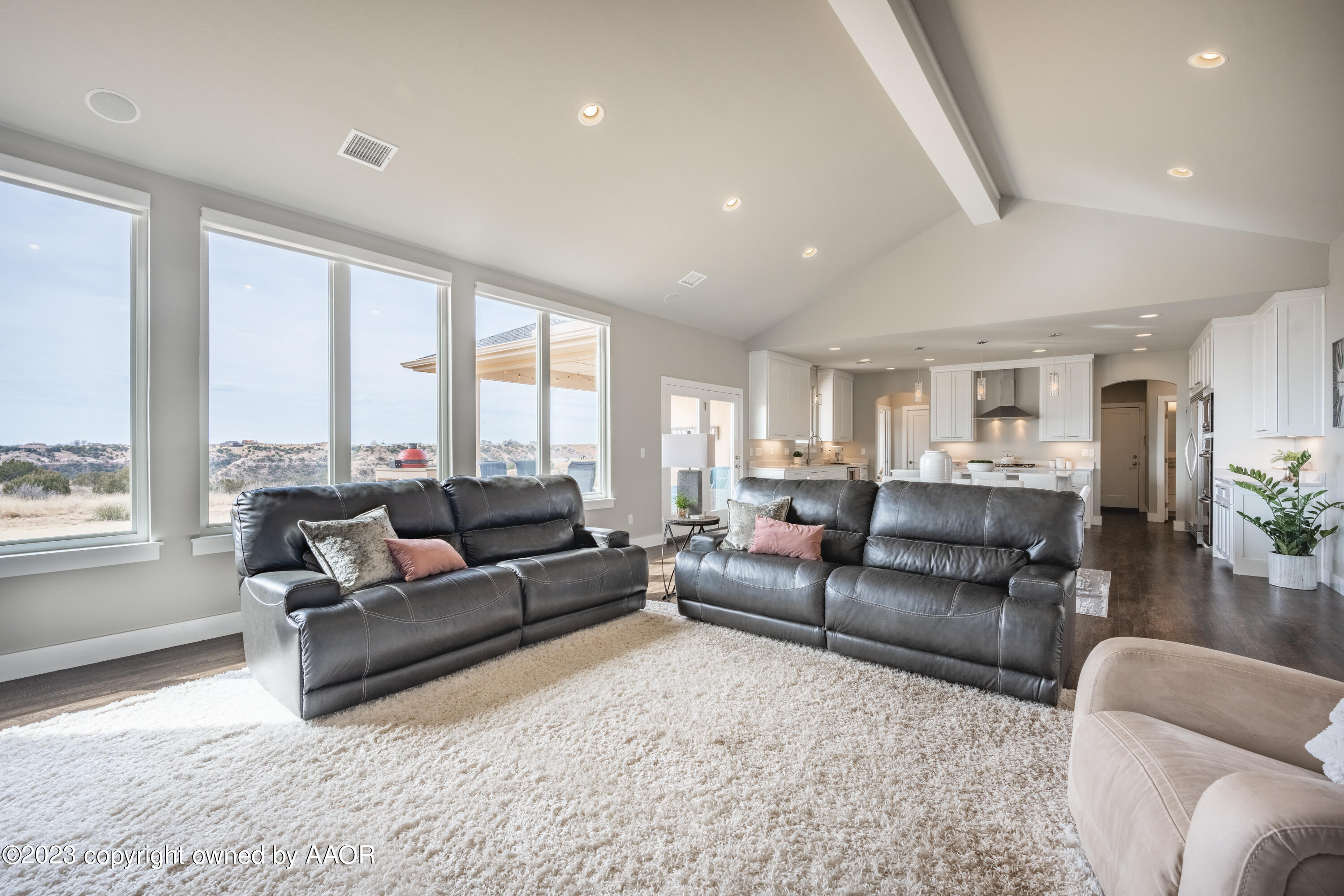 15300 Canyon Pass Road Amarillo, TX 79118 - Photo 9 of 51 a living room with furniture and a large window