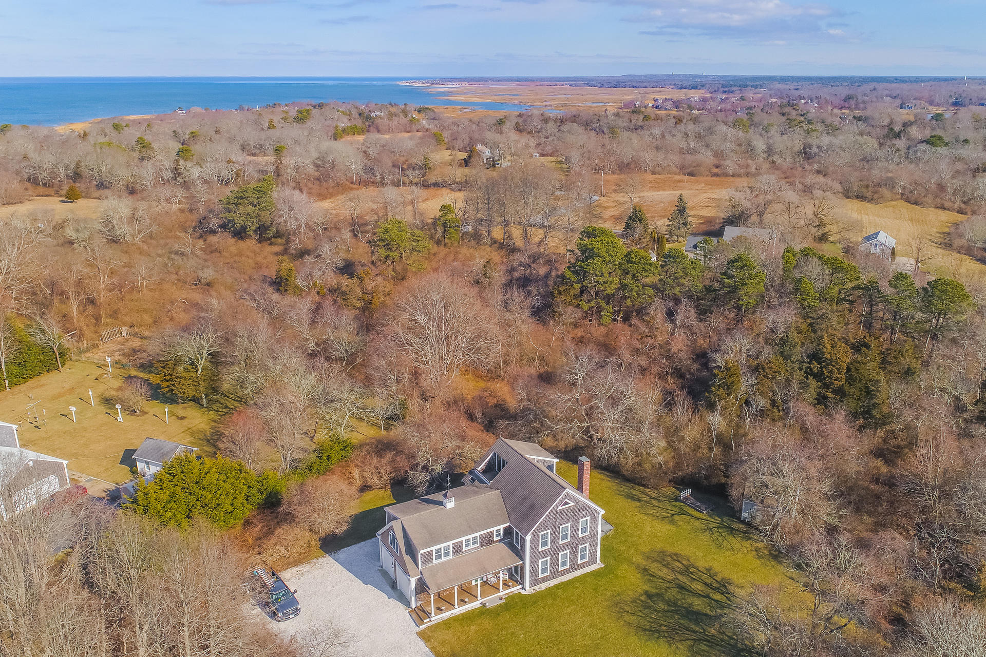 79 Stoney Point Road Cummaquid, MA 02675 - Photo 31 of 34 a view of outdoor space and mountain view