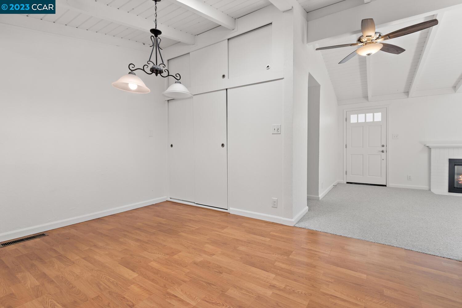 3374 Mildred Lane Lafayette, CA 94549 - Photo 13 of 34 a view of empty room with ceiling fan and window