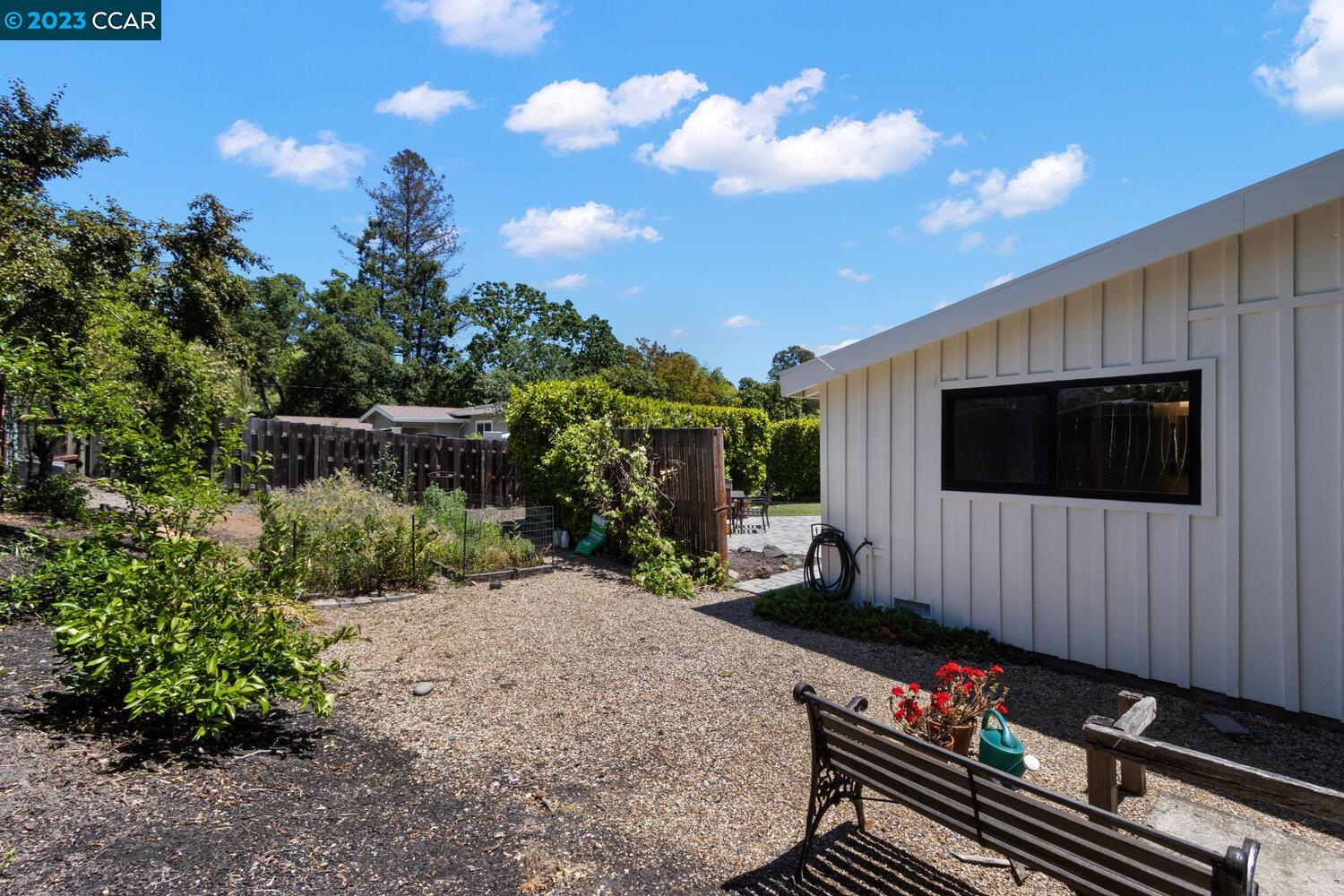 3374 Mildred Lane Lafayette, CA 94549 - Photo 33 of 34 a view of a backyard with sitting area
