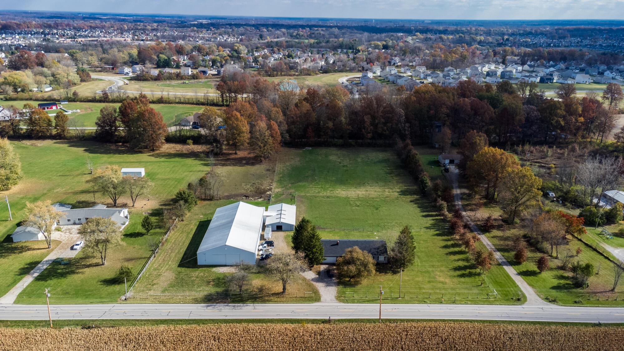615 South Section Line Road Delaware, OH 43015 - Photo 1 of 18 2 aerial -615 S Section Line Rd