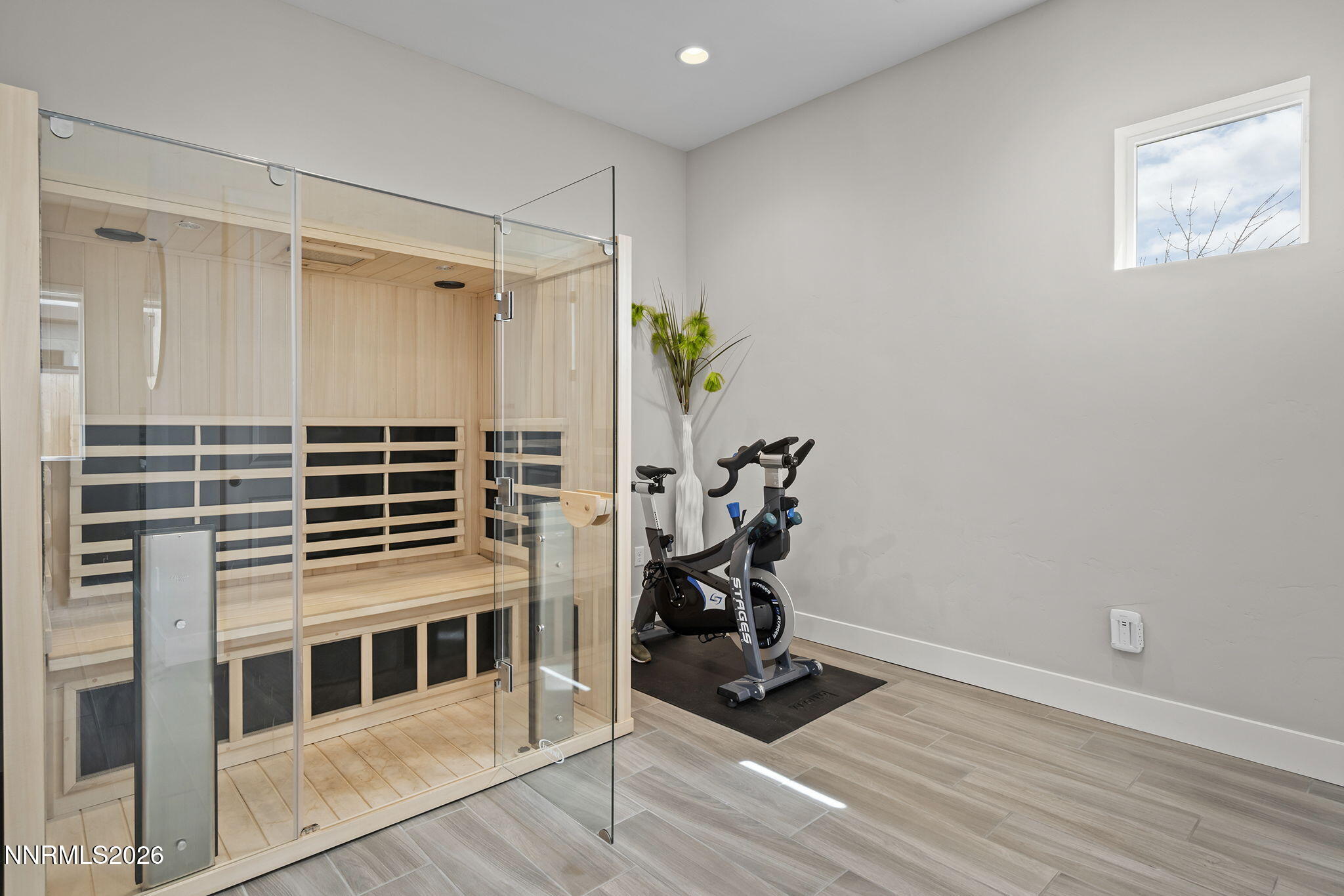 2945 Ruby Desert Drive Reno, NV 89521 - Photo 31 of 41 a view of workspace with wooden floor and windows