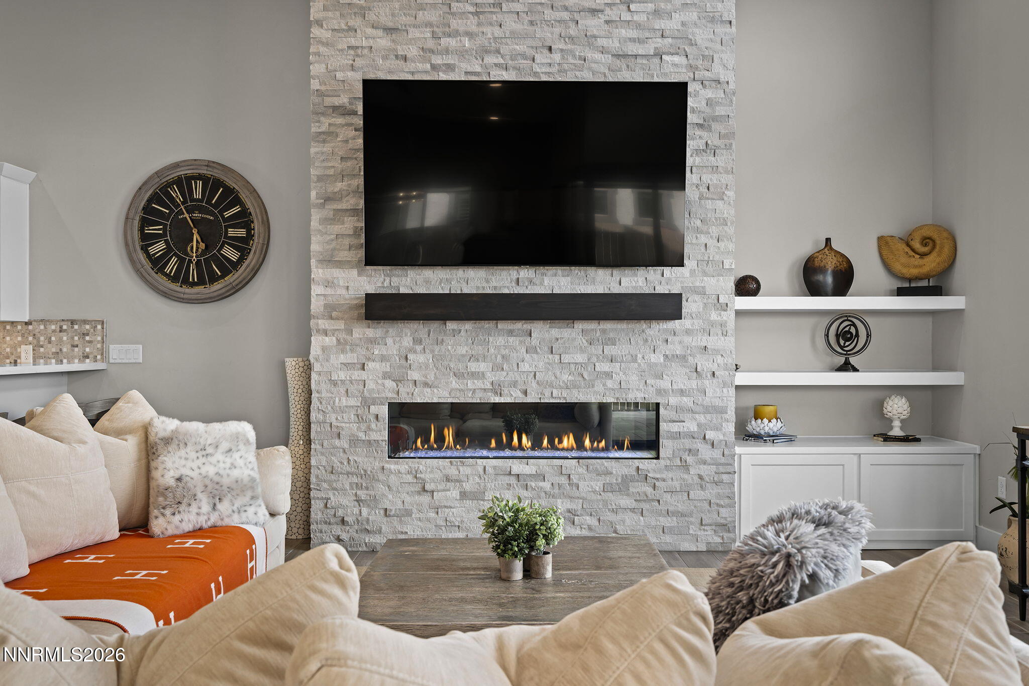 2945 Ruby Desert Drive Reno, NV 89521 - Photo 10 of 41 a living room with furniture and a fireplace