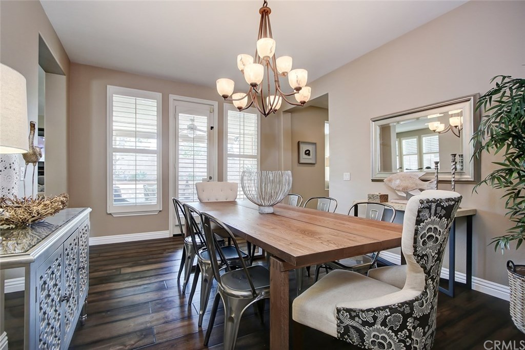 2911 Hawk Pointe Drive Fullerton, CA 92833 - Photo 15 of 55 Main Floor Dining Area with Open Space Access to Adjacent Outdoor Patio Area.