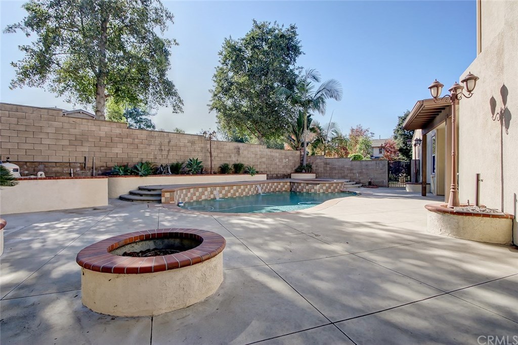 2911 Hawk Pointe Drive Fullerton, CA 92833 - Photo 46 of 55 Exterior Fire Pit Area Adjacent to Pool and Spa Area.