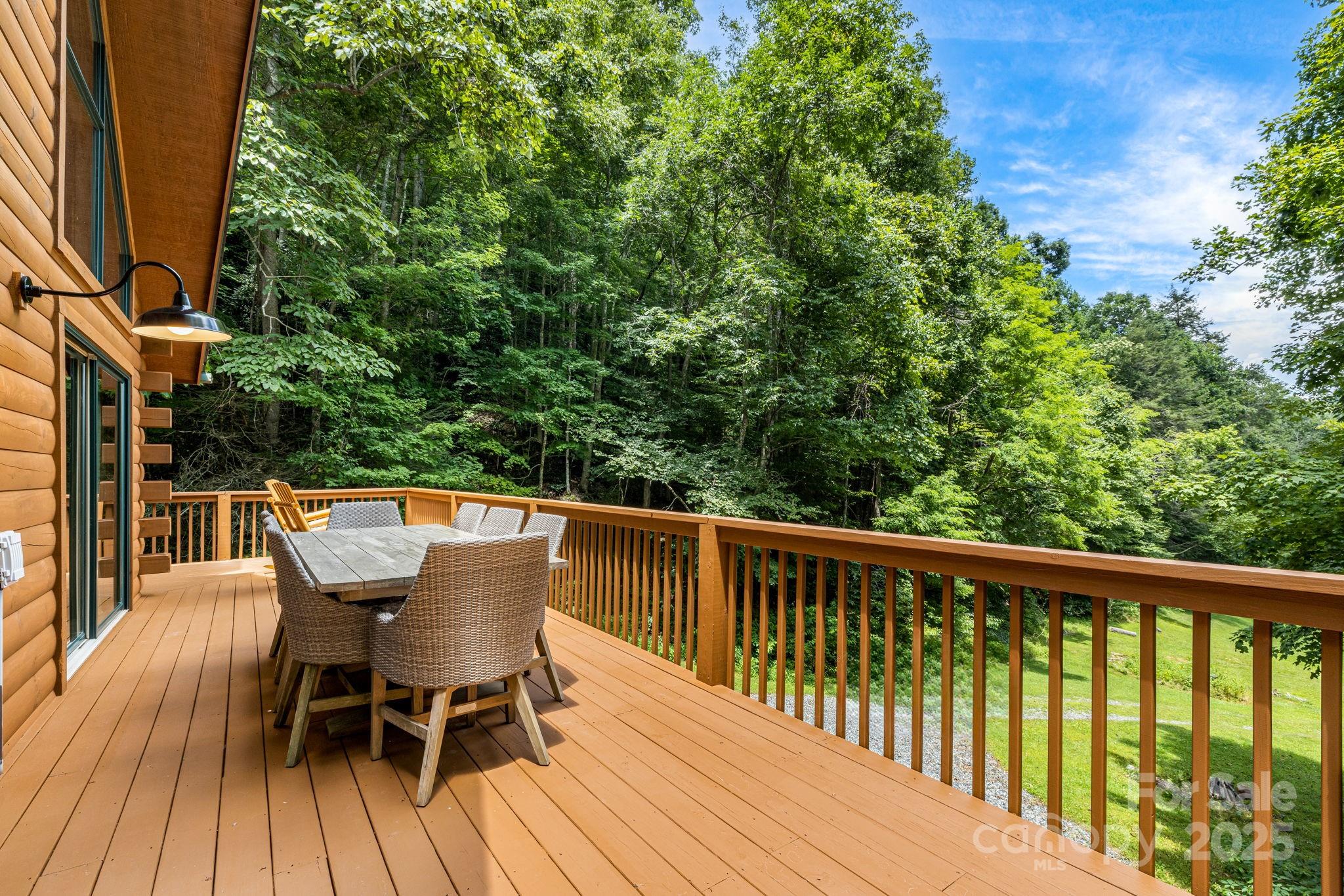 3617 Lonesome Mountain Road Marshall, NC 28753 - Photo 37 of 46 a view of a chairs on the roof deck