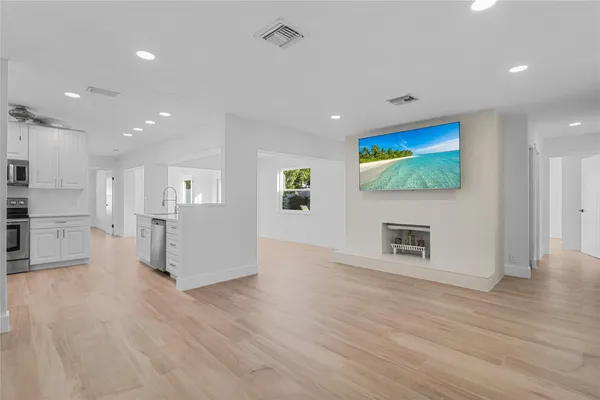 a view of empty room