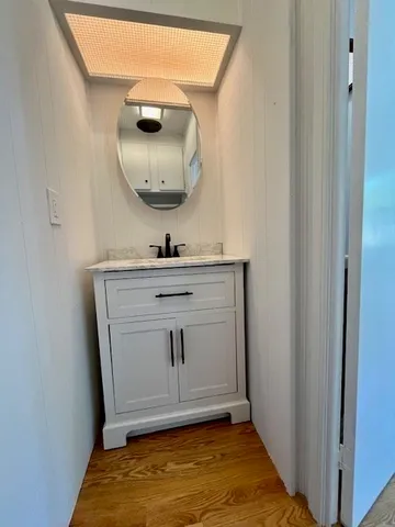 a close view of a sink